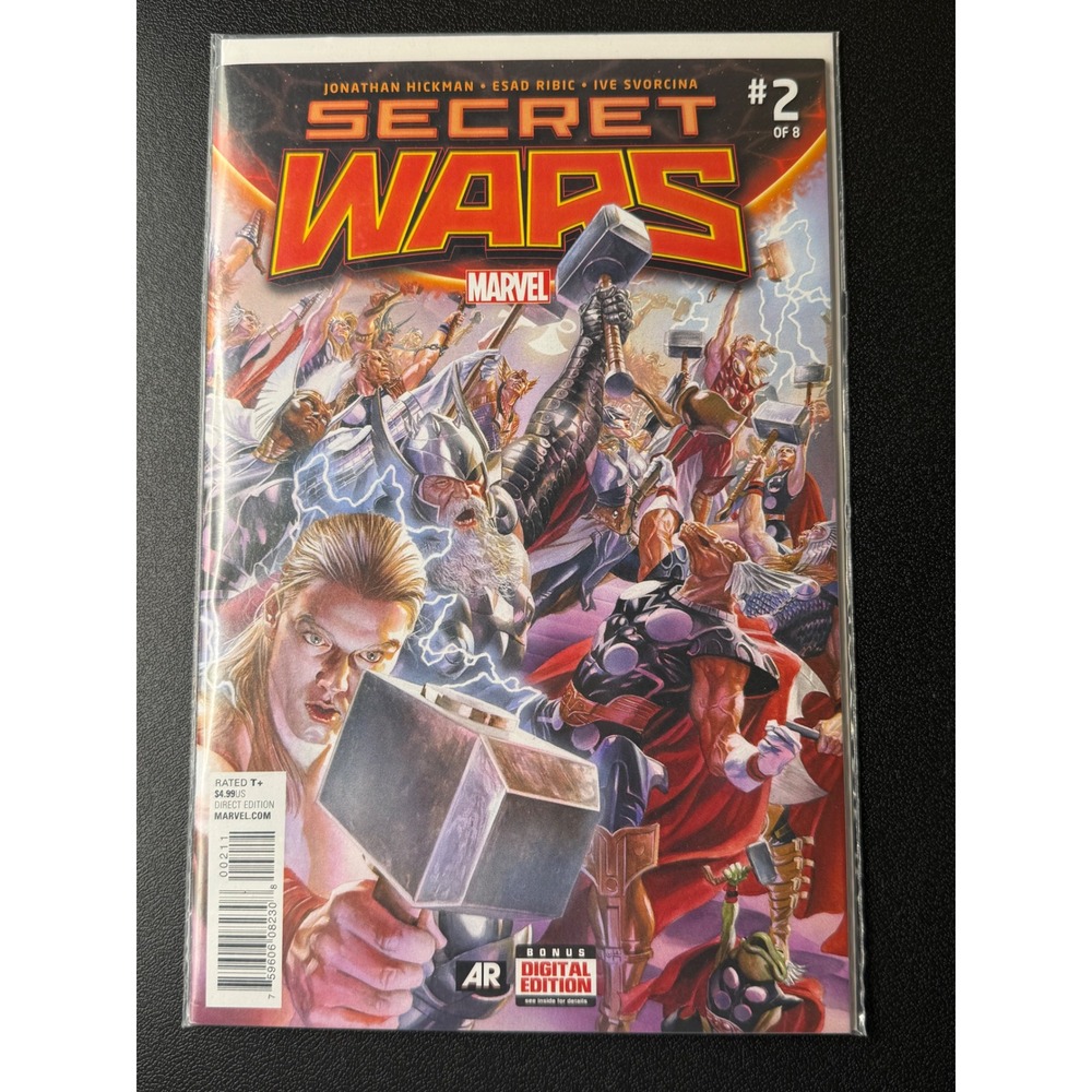Marvel Secret Wars 2 of 8 Jonathan Hickman Esad Ribic Thor Corps 2015 Comic Book
